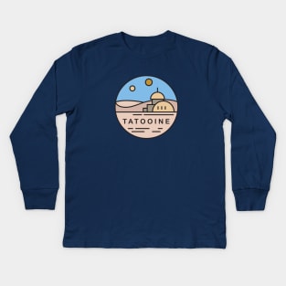 Tatooine Kids Long Sleeve T-Shirt